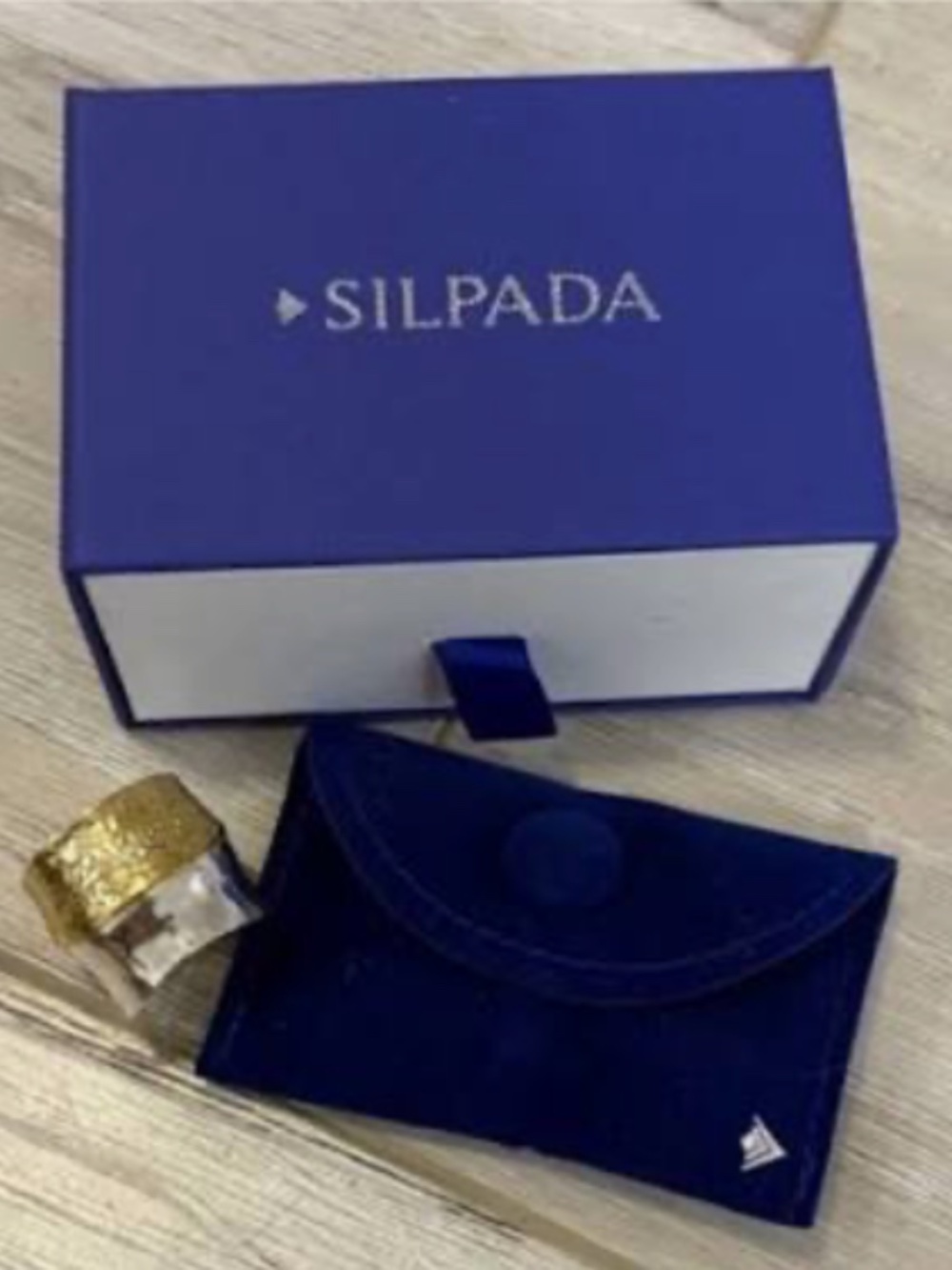 The INFAMOUS retired RAIN OR SHINE ring SILPADA w/box 10 - Picture 8 of 8